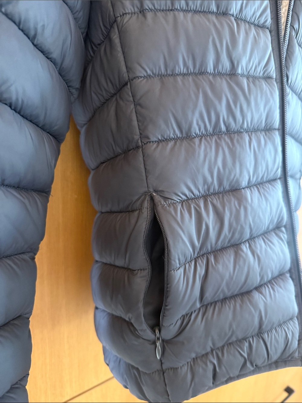 SAVE THE DUCK BOYS FULL ZIP SHERPA LINED HOOD Jacket Navy Blue Kids size 12 - Picture 14 of 15